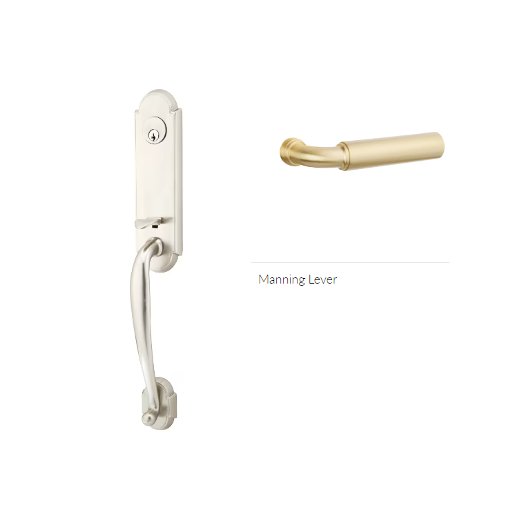 Emtek 4303MNGLH Dummy , Richmond Tub Entry , Manning Lever , LH - Parent