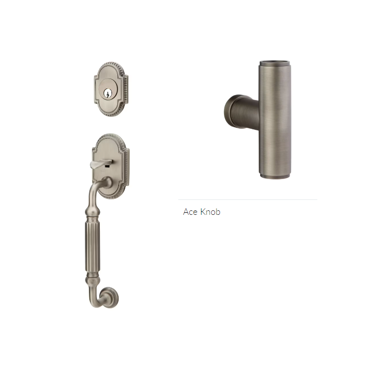 Emtek 4310ACE Single Cyl , Knoxville Tub Entry , The Ace Knob - Parent