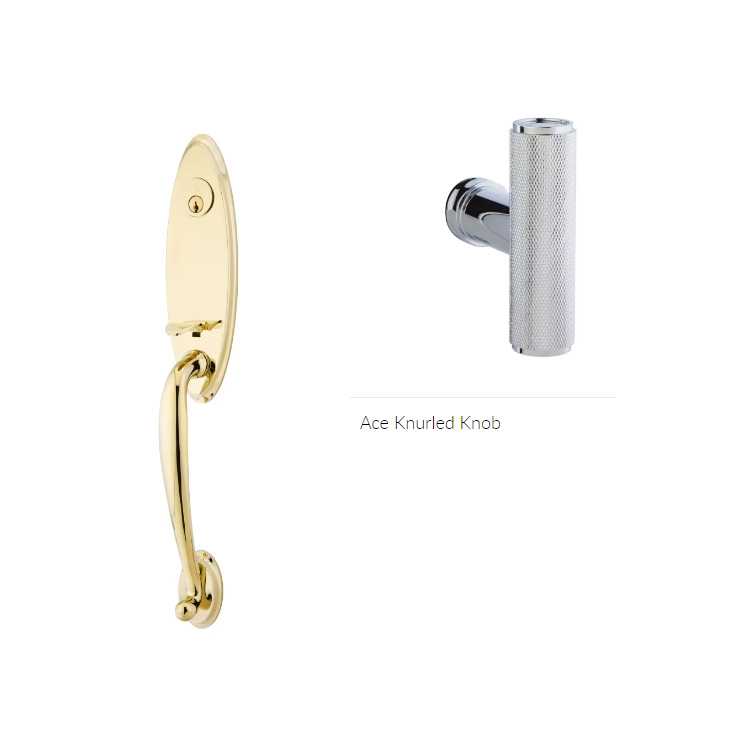 Emtek 4401ACEKN Dummy , Marietta Tub Entry , The Ace Knurled Knob - Parent