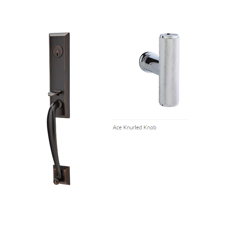 Emtek 4404ACEKN Dummy , Adams Tub Entry , The Ace Knurled Knob - Parent