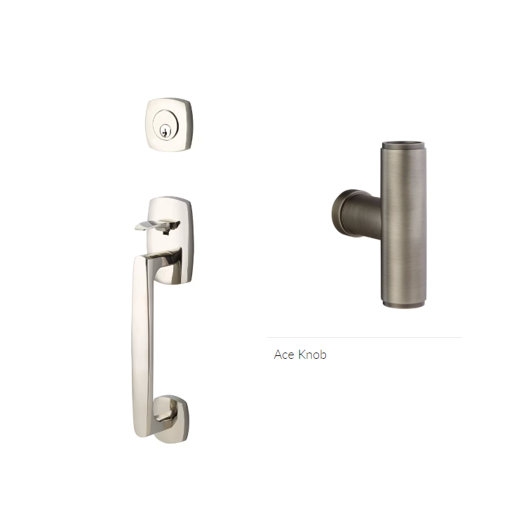 Emtek 4725ACE Double Cyl , Urban Modern Sectional Tub , The Ace Knob - Parent