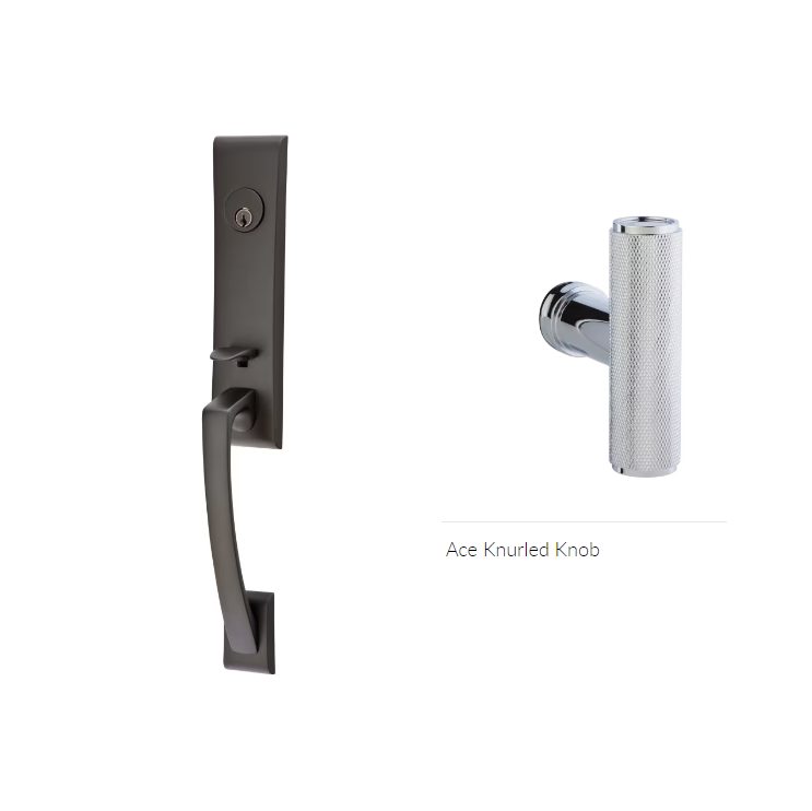 Emtek 4805ACEKN Dummy , Apollo Tub Entry , The Ace Knurled Knob - Parent