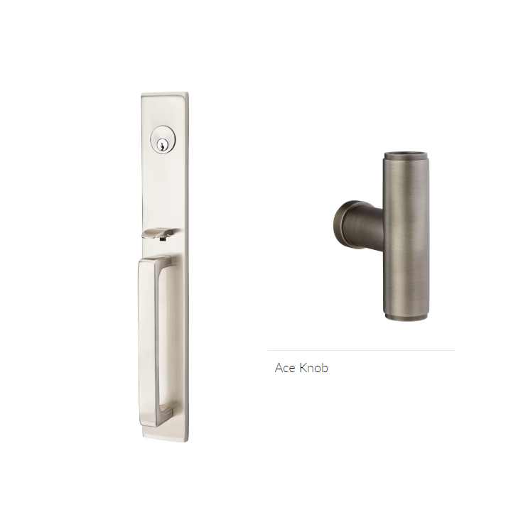 Emtek 4819ACE Single Cyl , Lausanne Tub Entry , The Ace Knob - Parent