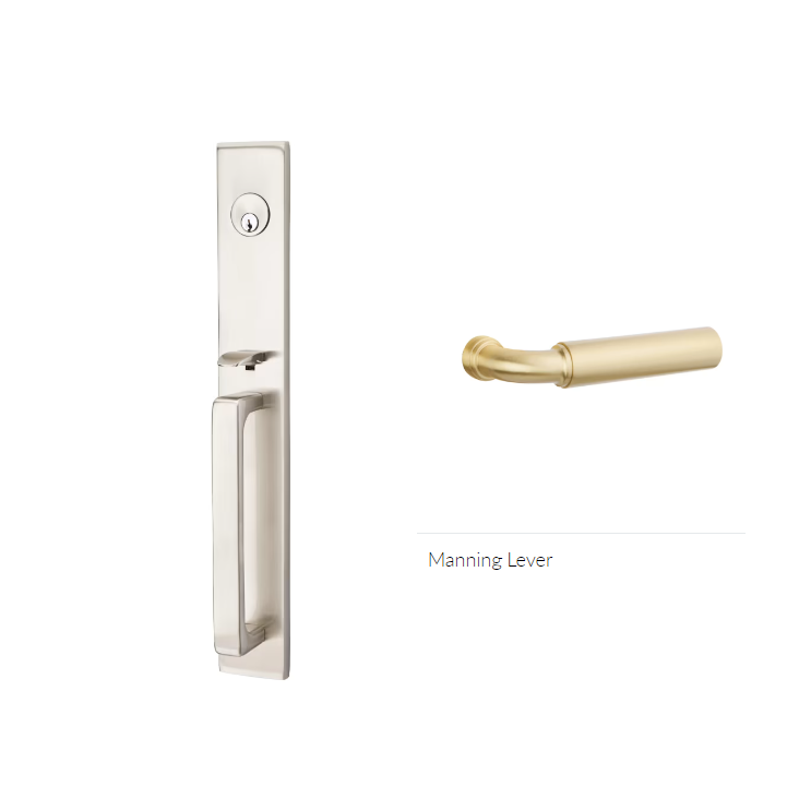 Emtek 4829MNGLH Double Cyl , Lausanne Tub Entry , Manning Lever , LH - Parent