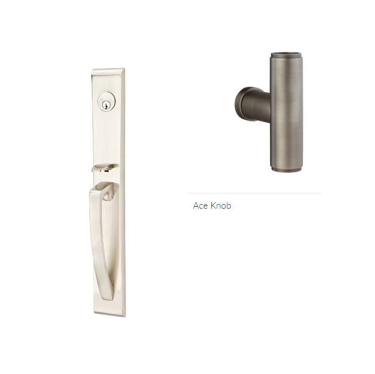 Emtek 4816ACE Single Cyl , Orion Tub Entry , The Ace Knob - Parent