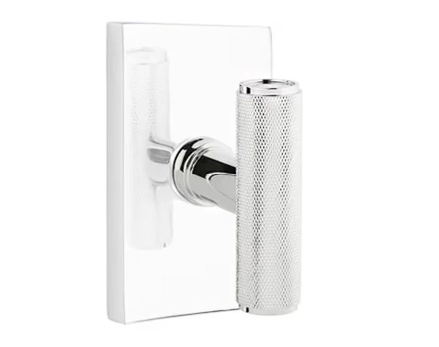 Emtek 5052ACEKN Dummy , Modern Rectangular Rosette , The Ace Knurled Knob - Parent