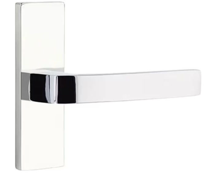 Emtek 5607BRLLH Privacy , Stretto 1.5" x 5" , Breslin Lever , LH - Parent