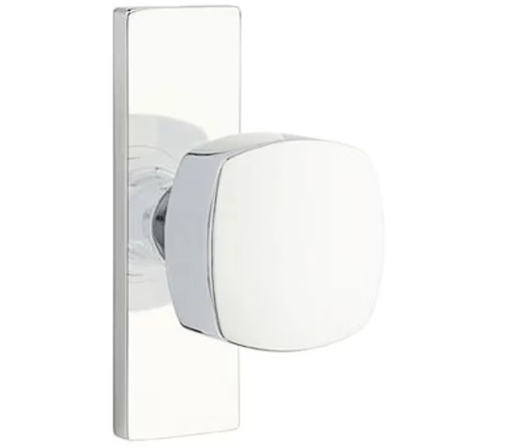 Emtek 5607FRK Privacy , Stretto 1.5" x 5" , Freestone Knob - Parent