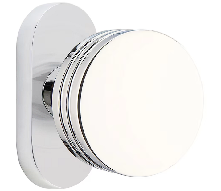 Emtek 5801BN Passage , Oval Stretto 1.5" x 3" , Bern Knob - Parent