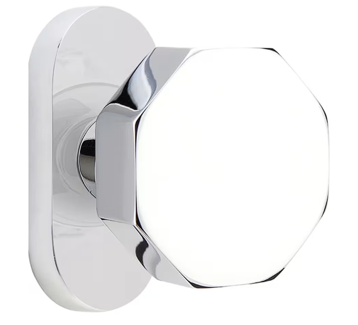 Emtek 5801OCT Passage , Oval Stretto 1.5" x 3" , Octagon Knob - Parent