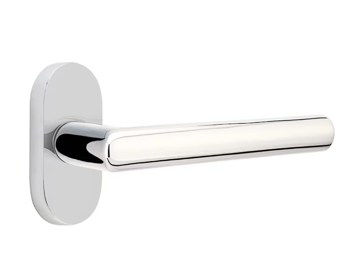 Emtek 5801STURH Passage , Oval Stretto 1.5" x 3" , Stuttgart Lever , RH - Parent