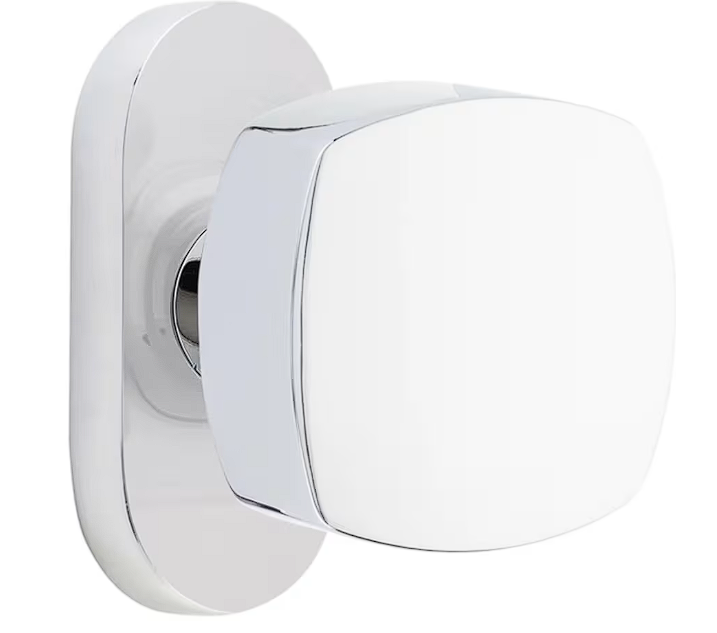 Emtek 5802FRK Thumbturn Privacy , Oval Stretto 1.5" x 3" , Freestone Knob - Parent