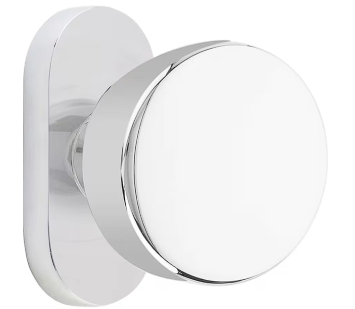 Emtek 5804LAU Dummy , Single Sided , Oval Stretto 1.5" x 3" , Laurent Knob - Parent