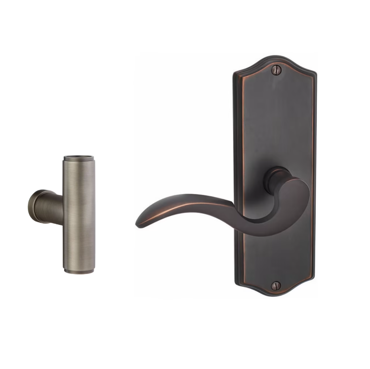 Emtek 8020ACE Privacy , Sideplate Locksets Colonial Non-Keyed 7-1/8 , The Ace Knob - Parent