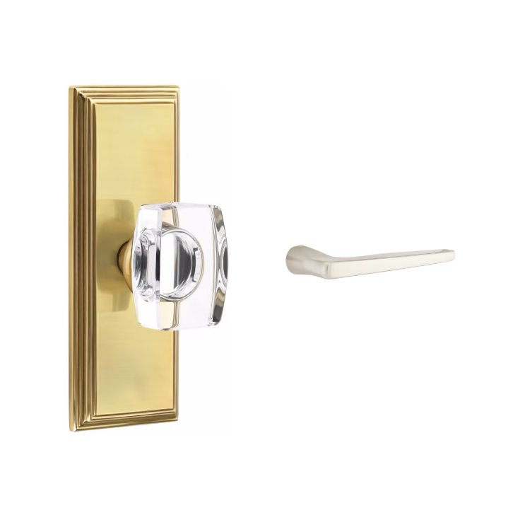 Emtek 8035HER Dummy , Wilshire Non-Keyed 7" , Hermes Lever - Parent
