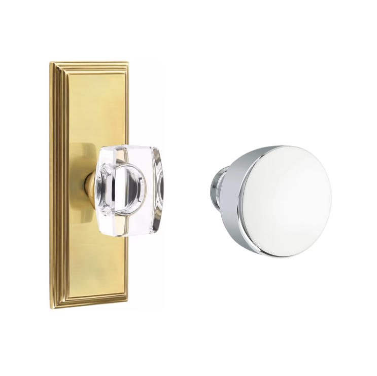 Emtek 8035LAU Dummy , Wilshire Non-Keyed 7" , Laurent Round Knob - Parent