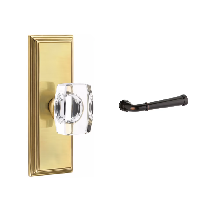 Emtek 8035ME Dummy , Wilshire Non-Keyed 7" , Merrimack Lever - Parent