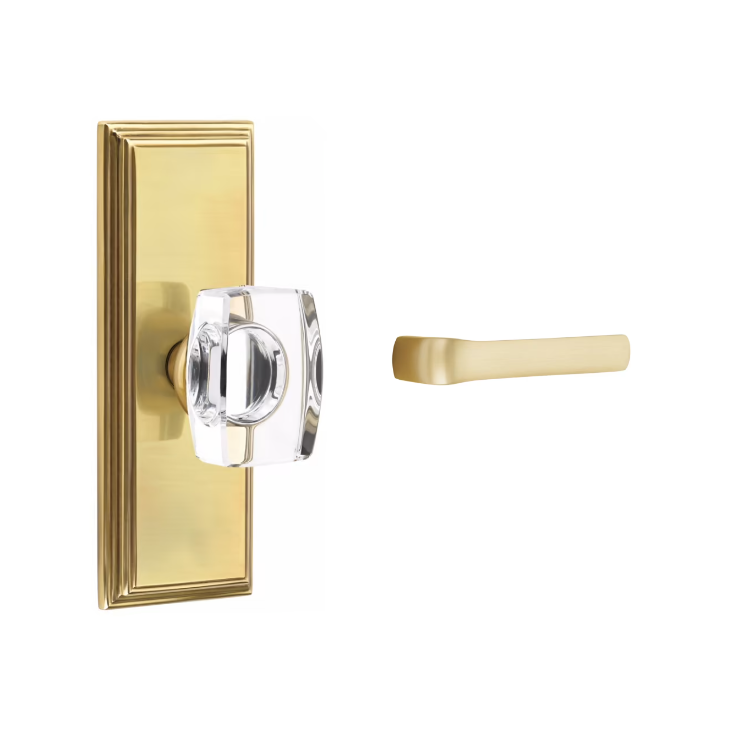 Emtek 8035SPN Dummy , Wilshire Non-Keyed 7" , Spencer Lever - Parent
