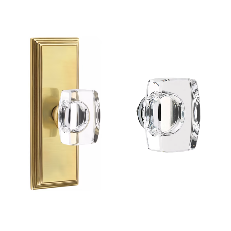 Emtek 8035WS Dummy , Wilshire Non-Keyed 7" , Windsor Crystal Knob - Parent