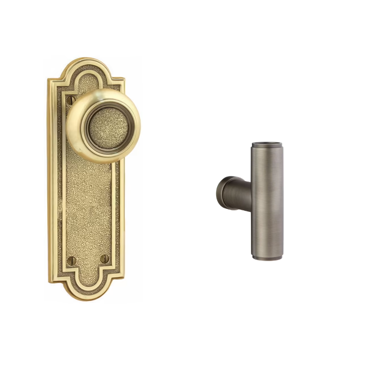 Emtek 8102ACE Passage , Sideplate Locksets Belmont Non-Keyed 7-1/2 , The Ace Knob - Parent