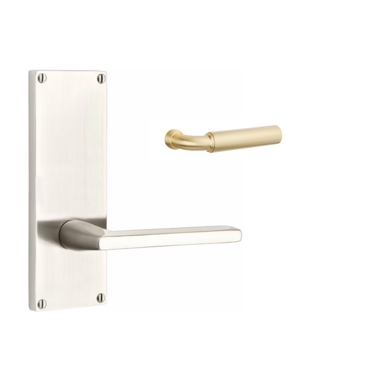 Emtek 8111MNG Passage , Sideplate Locksets Modern Non-Keyed 7 , Manning Lever - Parent