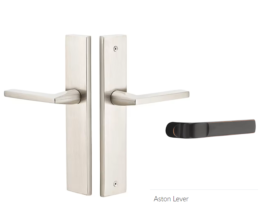Emtek 8141ASTRH Passage , Stretto , 10" Plate , Aston Lever , RH - Parent