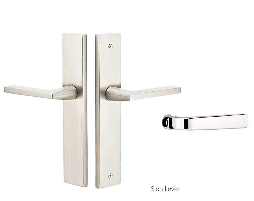Emtek 8141SIOLH Passage , Stretto , 10" Plate , Sion Lever , LH - Parent