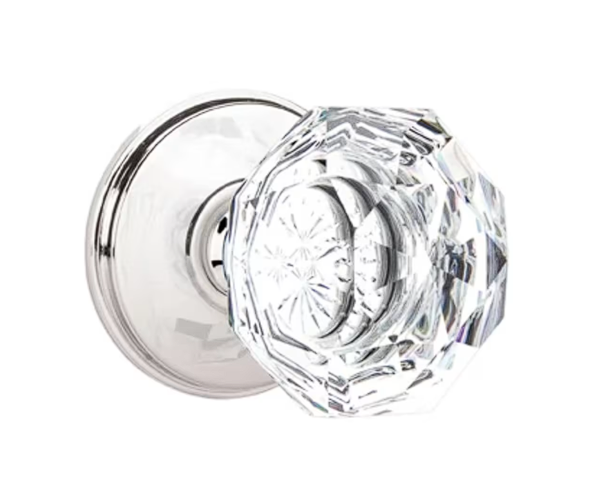 Emtek 8210CK Privacy , Watford Rosette , Diamond Crystal Knob - Parent