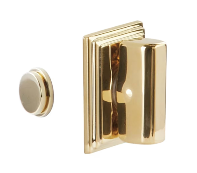 Emtek 8381.ARCUS4 Thumbturn Privacy Bolt , Single Wilshire Rosette , with Arched Thumbturn - Parent
