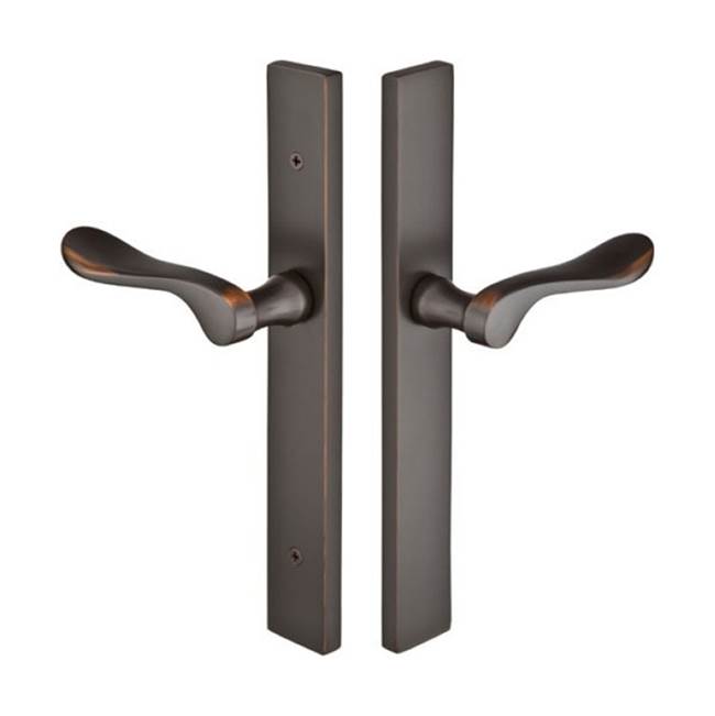 Emtek 11A3AGRH Multi Point C1 , Non-Keyed American T-turn IS , Modern Style , 1-1/2" x 11" , Argos Lever , RH - Parent