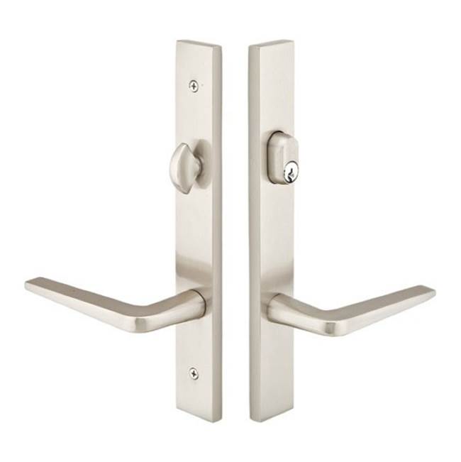 Emtek 13A1MCLH Multi Point C3 , Keyed with American Cyl , Modern Style , 1-1/2" x 11" , Mercury Lever , LH - Parent