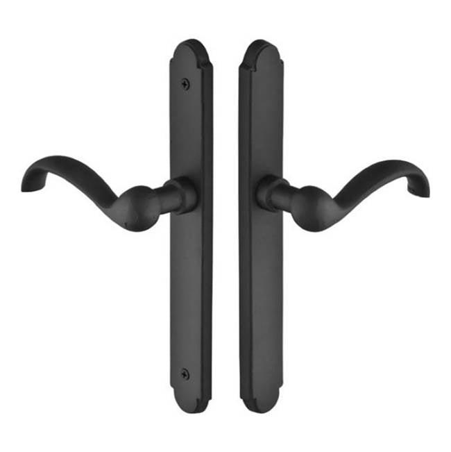 Emtek 1513CDLH Multi Point C5 , Non-Keyed Euro T-turn IS , Arched Style , 1-1/2" x 11" , Cody Lever , LH - Parent