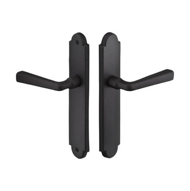 Emtek 1525ARRH Multi Point C5 , Dummy Pair , Arched Style , 2" x 10" , Aurora Lever , RH - Parent