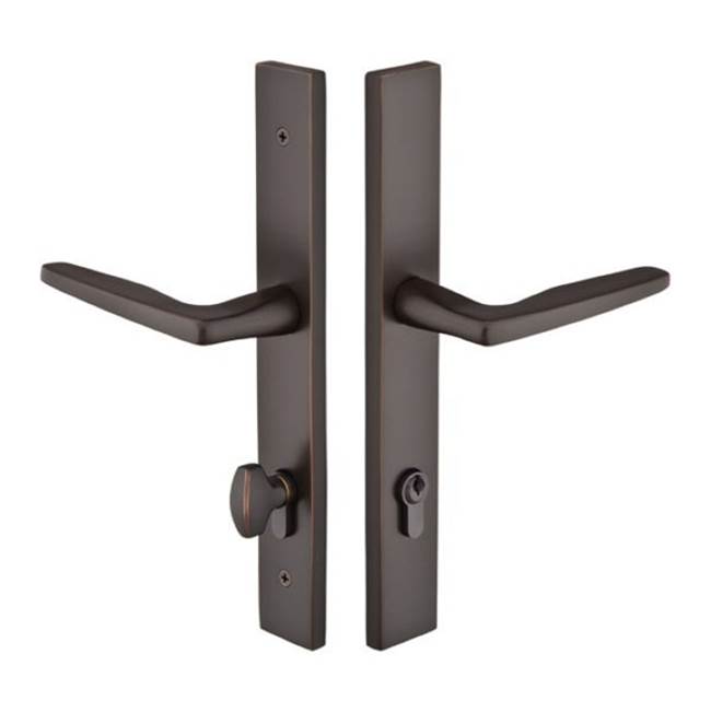 Emtek 15A1SIOLH Multi Point C5 , Keyed with Euro Profile Cyl , Modern Style , 1-1/2" x 11" , Sion Lever , LH - Parent