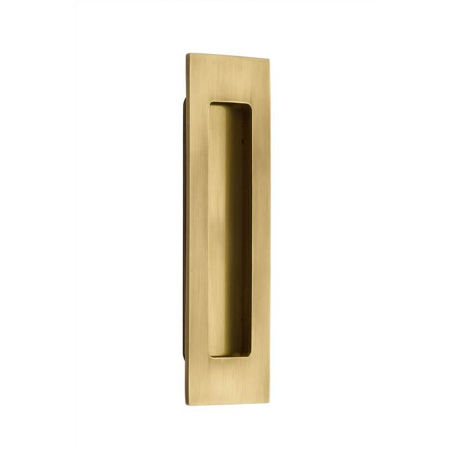 Emtek 220306 Brass Modern Rectangular Flush Pull 6"