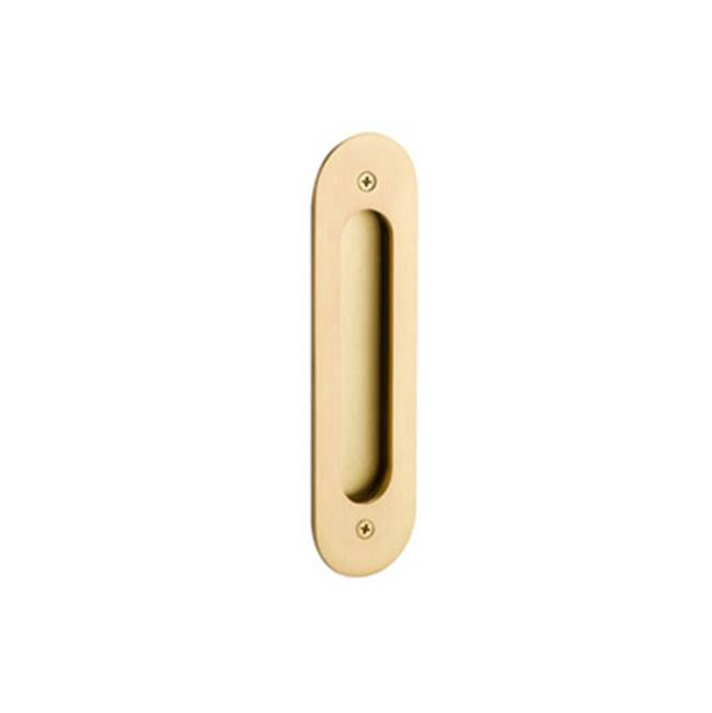 Emtek 2212 Flush Pull , Narrow Oval 2" x 7 1/4"