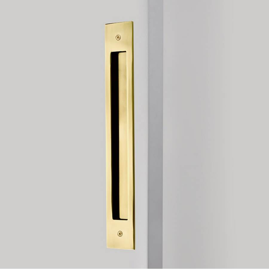 Emtek 221714 Modern Rectangular Flush Pull for Door Pull , 12" C-C