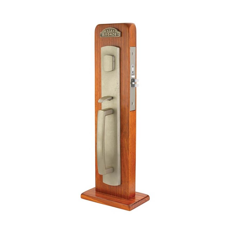 Emtek F13333050CDLH Entryset , F13 , Longmont Mortise , 2-1/2 Backset , Cody Lever , LH