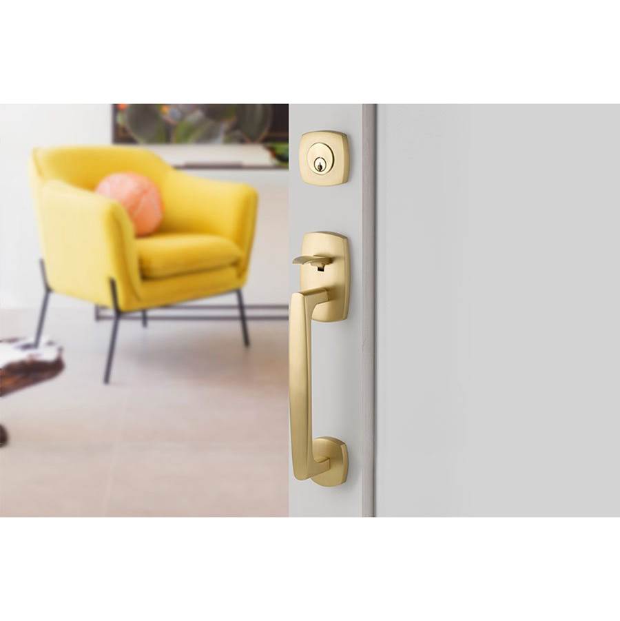 Emtek 4705RBLRH Dummy , Urban Modern Sectional Tub , Ribbon and Reed Lever , RH - Parent