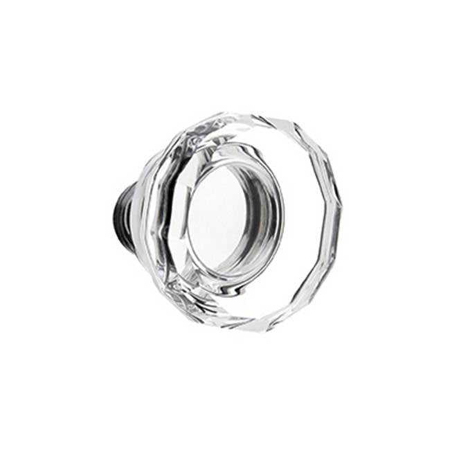 Emtek C8207LW Concealed , Privacy , Ribbon and Reed Rosette , Lowell Crystal Knob - Parent
