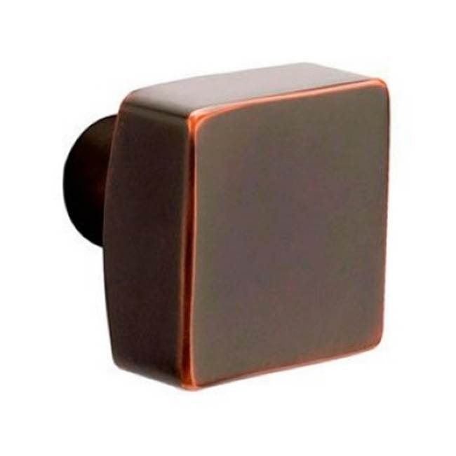 Emtek 5052SQU Dummy , Modern Rectangular Rosette , Square Knob