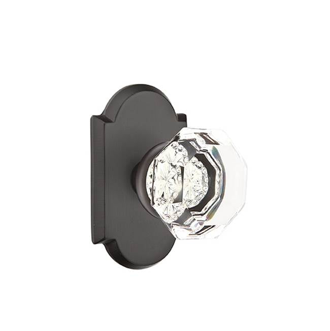 Emtek C7208OT Concealed , Privacy , No.1 Rosette , Old Town Clear Knob