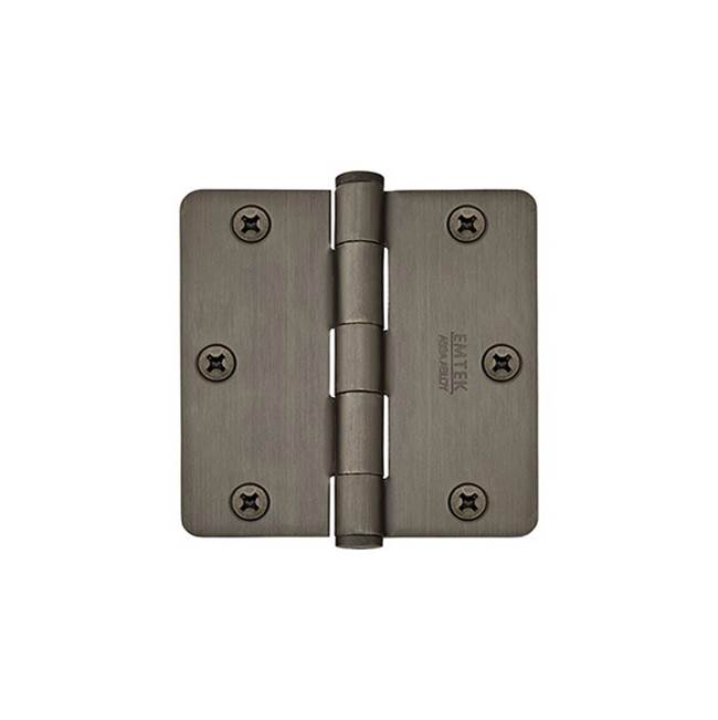 Emtek 92023 9200 Stl Hinge , HD , 1/4"RdCr , 3.5