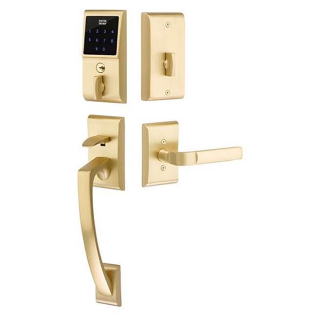 Emtek E4027HLOLH Dummy , EmTouch Brass Keypad Entryset , Ares Style , Helios Lever , LH - Parent
