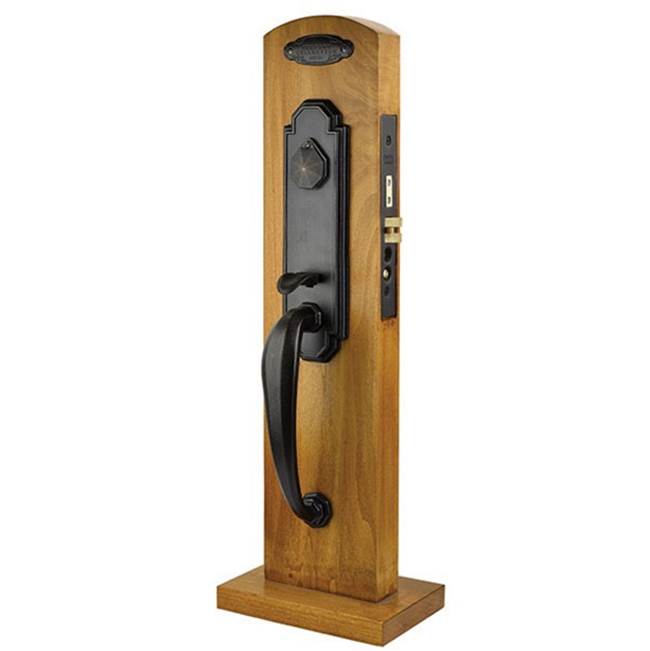 Emtek F13333375PALH Entryset , F13 , Octagon Mortise , 2-3/4 Backset , Parma Knob , LH - Parent