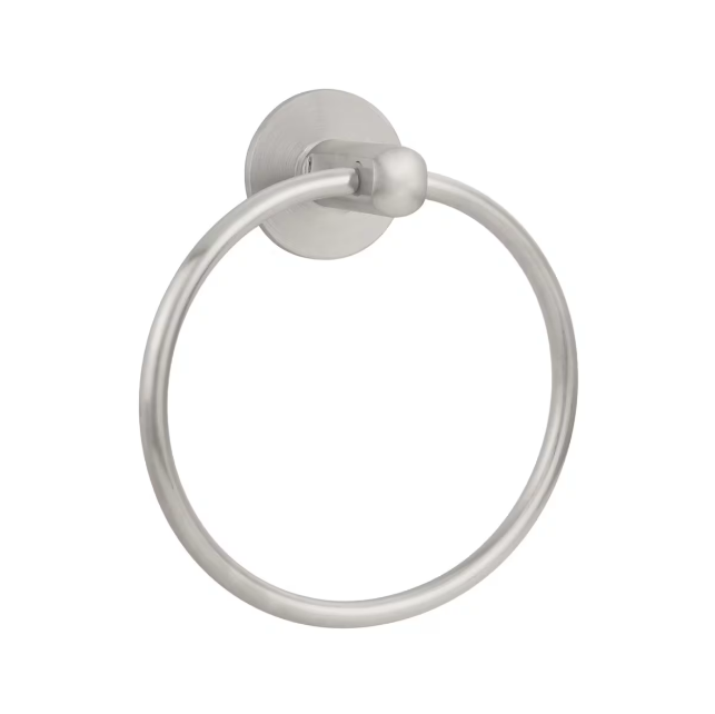 Emtek S73002SS Towel ring with no.2 disk ros ss