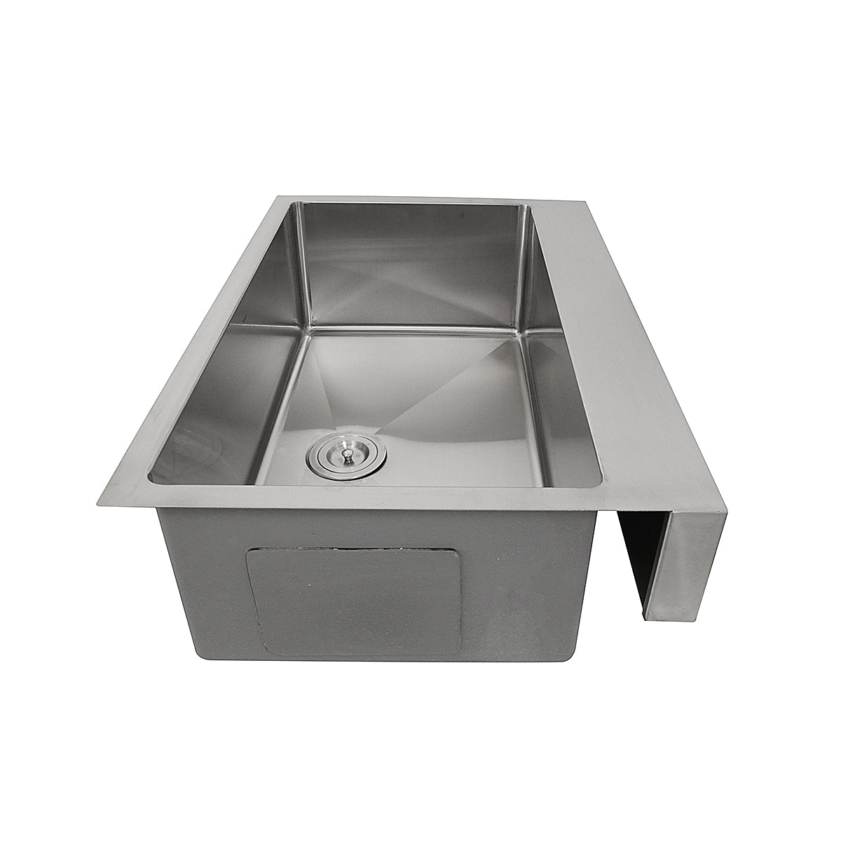 Nantucket Sinks Single Bowl Undermount Stainless Steel Kitchen Sink Apron Front