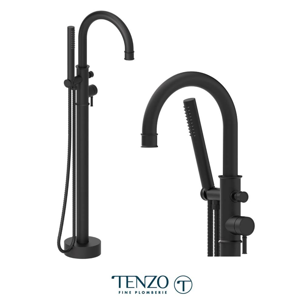 Tenzo F-ALY52 Trim For Alyss Floor Mount 3 Piece Tub Filler