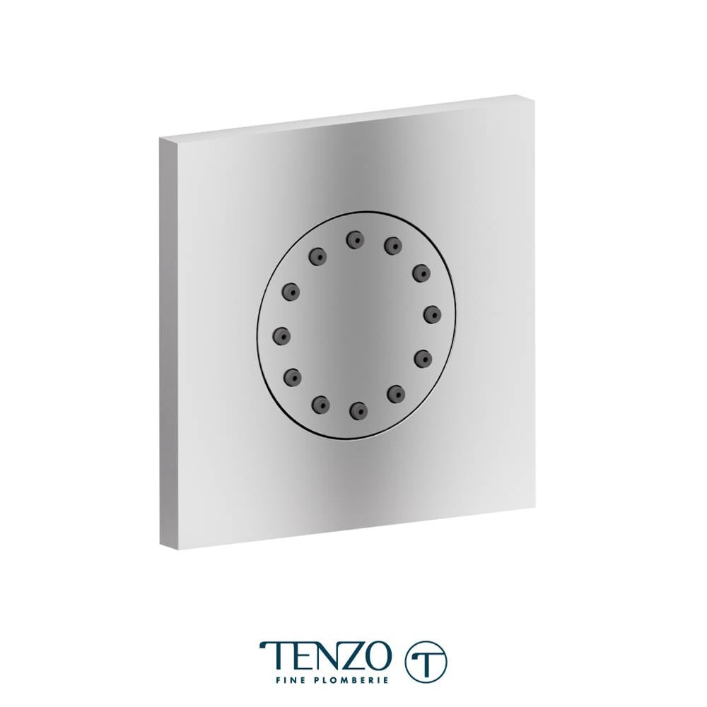 Tenzo F-BJ-304-CR Trim For Square Recessed Body Jet Chrome