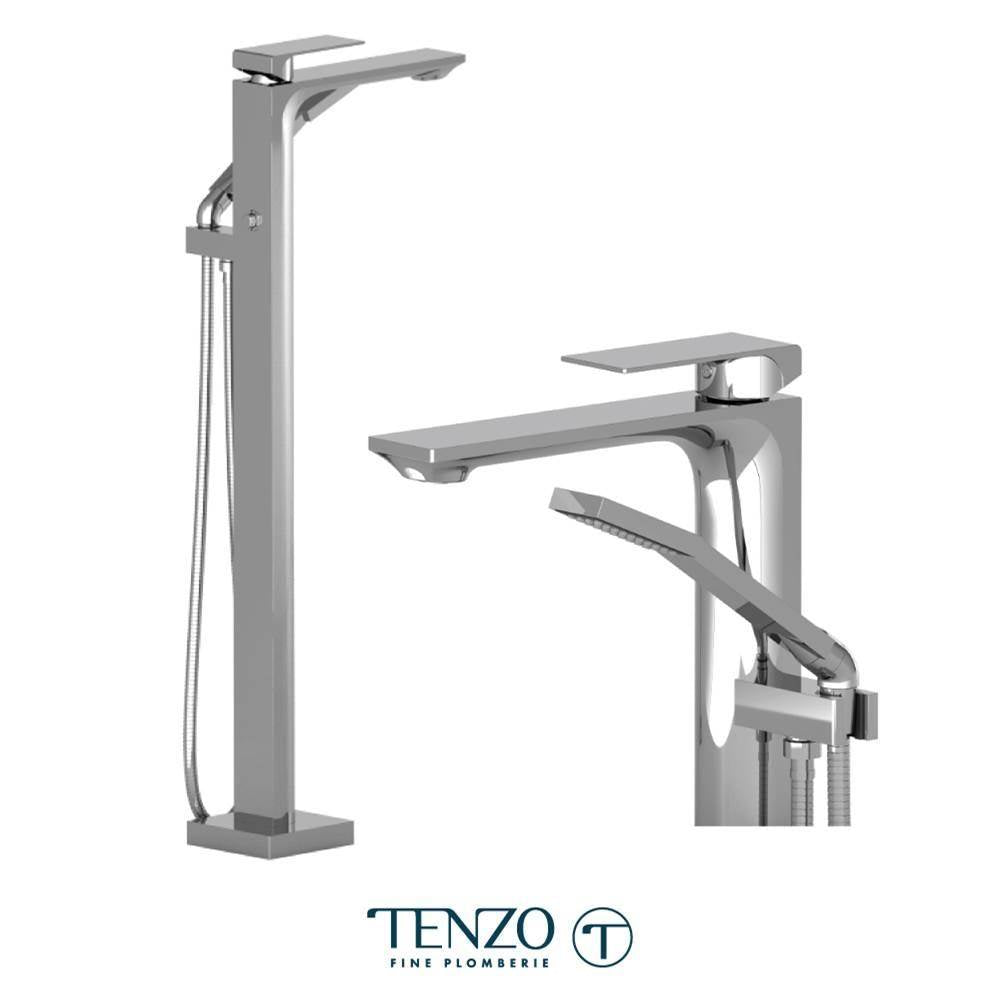 Tenzo F-SL51-CR Slick Trim For Slik Floor Mount Tub Filler